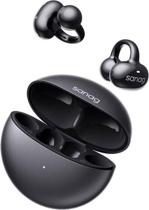 Sanag Cuffie wireless OWS S6S (nero) (ANC, 38 h, Senza fili)