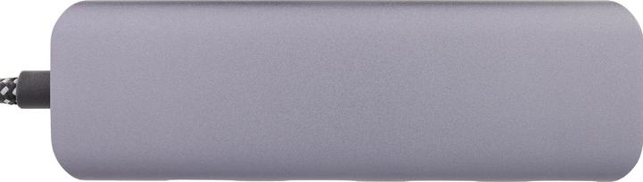 Produktbild InLine USB 3.2 Hub Typ-C zu 4x A 10Gb/s Metallgehäuse grau (USB-C, 4 Ports)