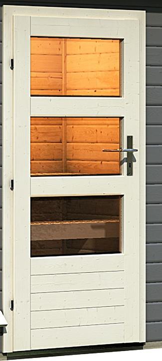 Produktbild Karibu Saunahaus Heikki Eckeinstieg (9 KW Bio externe Steuerung)