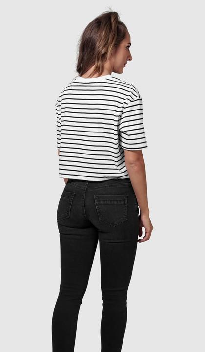 Immagine prodotto Urban Classics Tee corto a strisce da donna sovradimensionato (XS)