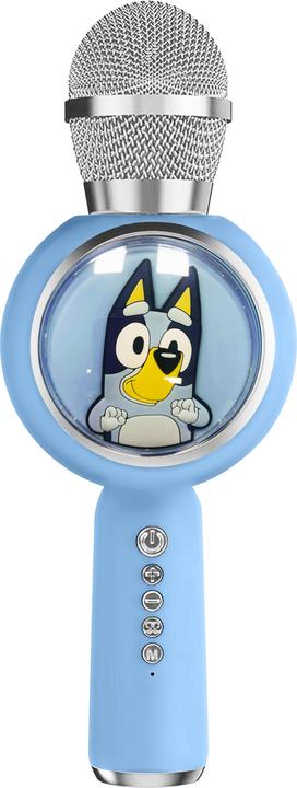 Actual product image OTL Children's LED karaoke microphone with micro SD card slot and funny voice distorter, long running
