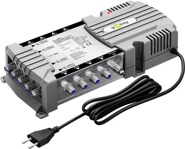 Image du produit Goobay Commutateur multiple satellite 5 entrées/8 sorties (Multi commutateur)