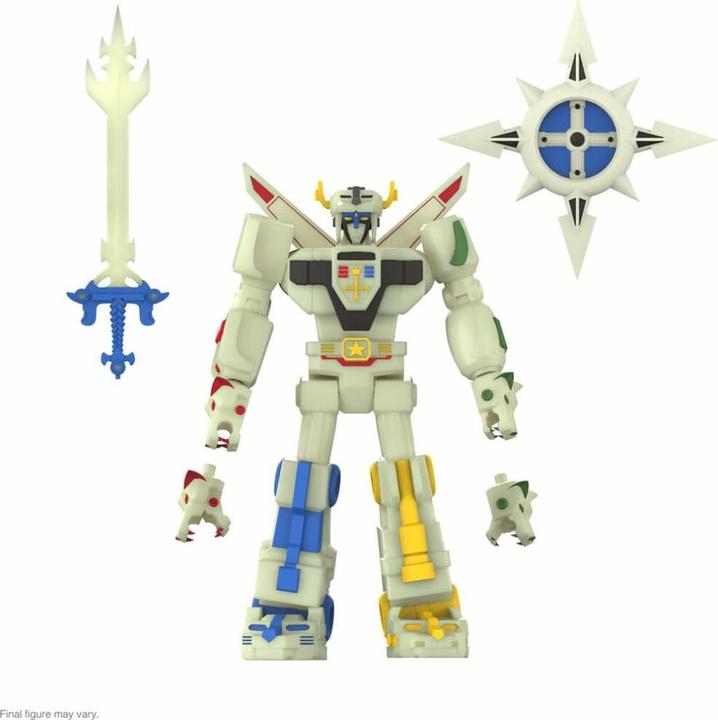 Actual product image Super7 Voltron: Defender of the Universe Ultimates Action Figure Voltron (Lightning Glow) 18 cm