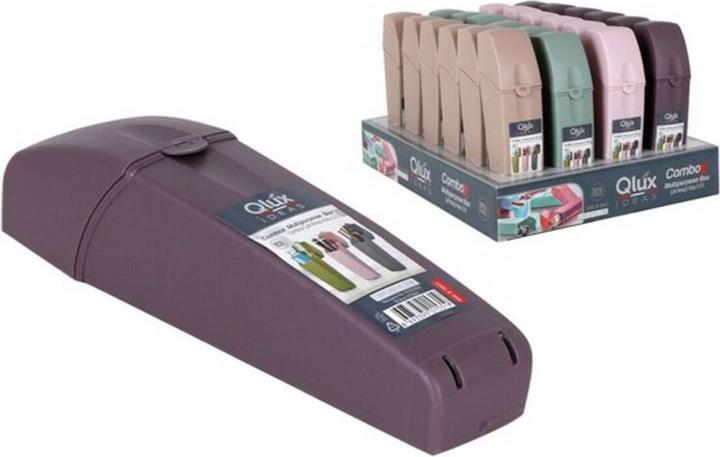 Qlux Ideas Porte-brosse à dents Qlux plastique (21 x 5 x 5 cm) (Porte-brosse à dents)