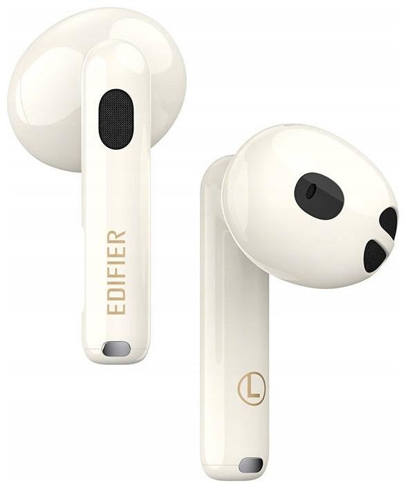 Actual product image Edifier W320TN Earbud Bluetooth Handsfree Sweatproof Headphones with Charging Case White (ANC, Wireless)