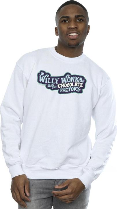 Immagine prodotto Willy Wonka & the Chocolate Factory Chocolate Factory Logo Felpa Uomo (M)