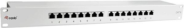 Produktbild equip 19" Patchpanel: 16 Port, 1HE, grau