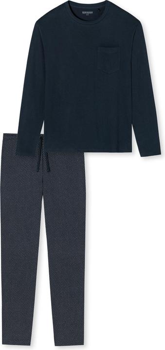 Immagine prodotto Schiesser pigiama lungo naturale 100% cotone | anche oversize (102)