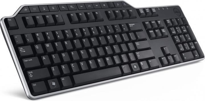 Image du produit Dell Clavier : UK/Irlandais (QWERTY) KB-522 Wired Business Multimedia Keyboard USB (Kit) (ING. Int., Filaire)