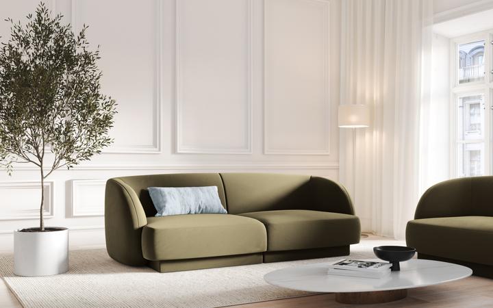 Actual product image Micadoni Boucle Sofa, "Miley", 2 Seats, 180x90x70Made in Europe (2 person sofa, 3-seater, 4-seater)