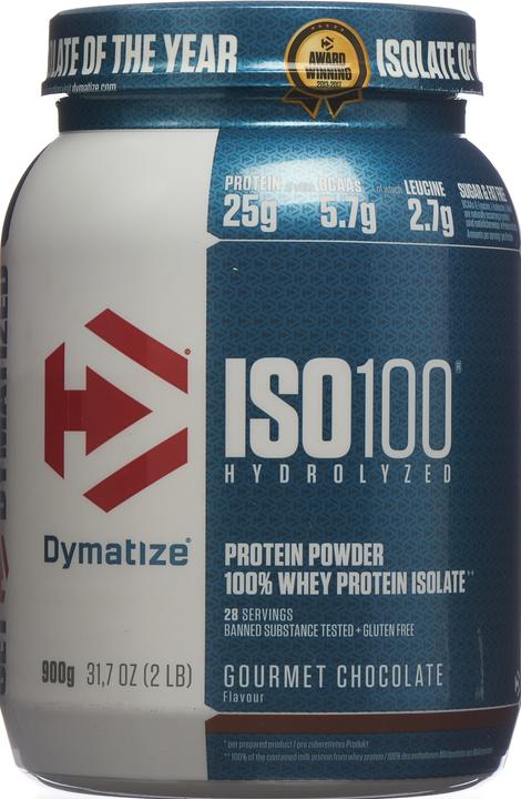Image du produit Dymatize Iso 100 (Gourmet Chocolate, 1 pcs, 900 g)