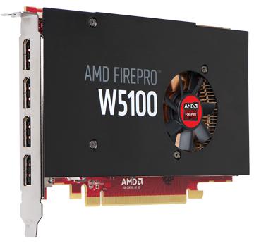 Actual product image Dell Graphics card AMD FirePro W5100 2GB HH