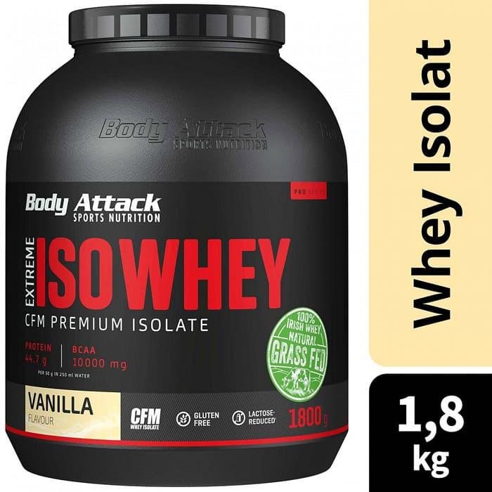Produktbild Body Attack Extreme Iso Whey Professional (Erdbeer, 1 Stk., 1800 g)