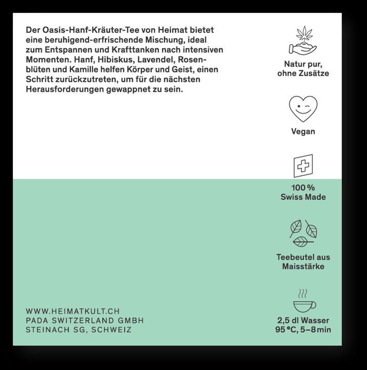 Produktbild Heimat Hanftee Oasis (20 g)