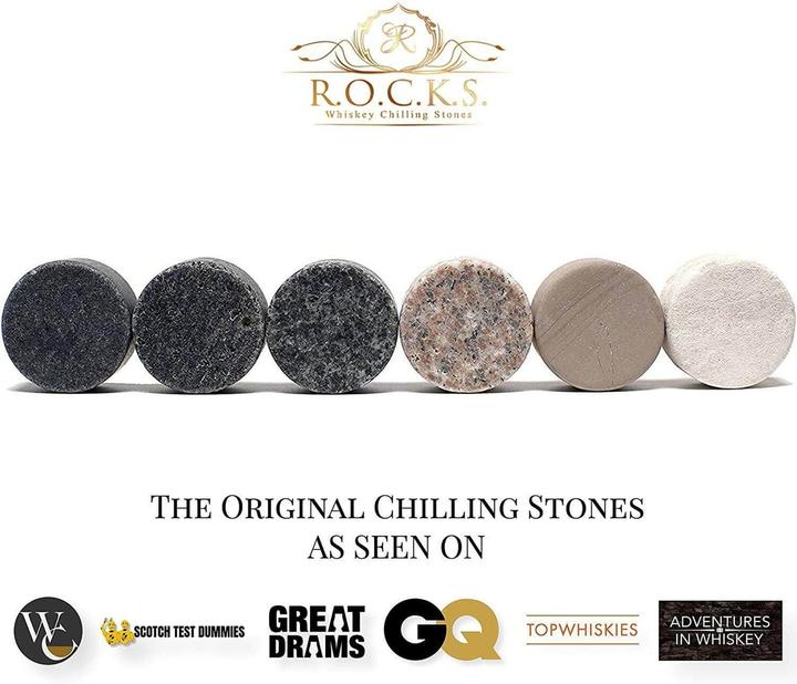 Image du produit Rocks Whiskey Chilling Stones Whisky Steine Geschenkset (Pierres à whisky)