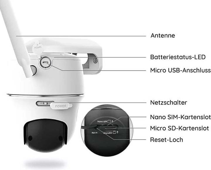 Immagine prodotto Reolink Telecamera mobile Go PT EXT con pannello solare (2560 x 1440 Pixels)
