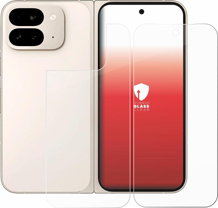 Produktbild upscreen Schutzglas Schutzfolie Glas Folie Displayschutz klar (1 Stück, Google Pixel 9 Pro Fold)