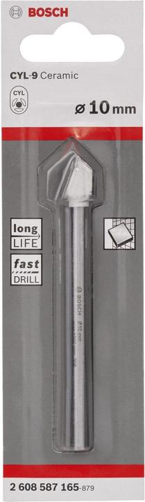 Immagine prodotto Bosch Professional Zubehör Punte per vetro e piastrelle da 10 mm (10 mm)