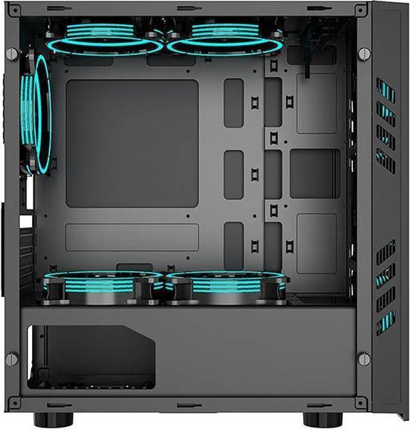 Immagine prodotto Aigo Custodia per computer Black Technology Mini Micro-ATX (nero) (mATX)