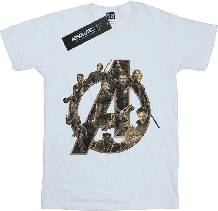 Image du produit - T-shirt AVENGERS INFINITY WAR LOGO - Fille (140, 146)