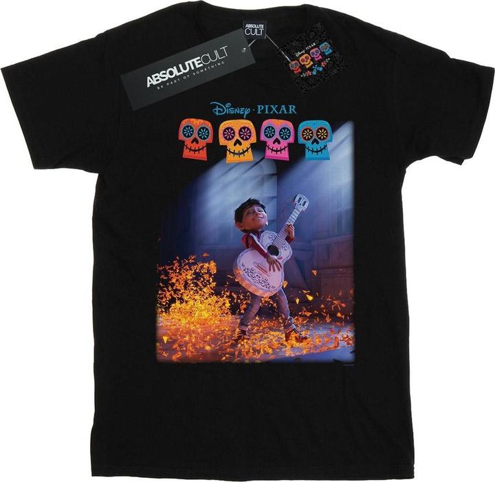 Immagine prodotto Disney Coco Miguel Playing Guitar Maglietta Ampia Donna (XXL)