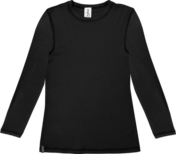 Hebe Langarmshirt mit gerippter Textur