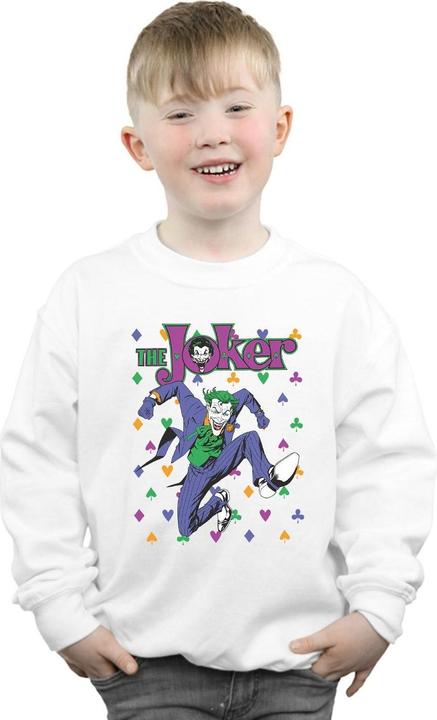 Image du produit - Sweat BATMAN JOKER CARDS JUMP - Garçon (140, 146)