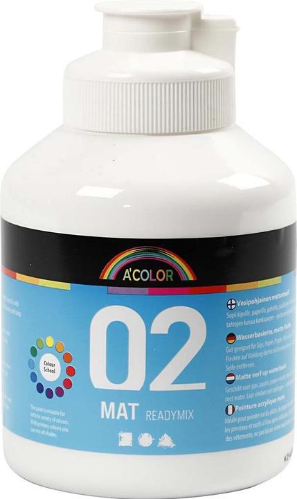Produktbild Creativ Company A-Color Acrylfarbe (Weiss, 500 ml)