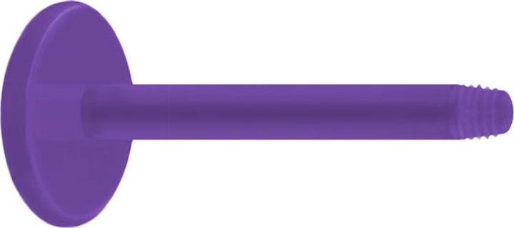 Actual product image Star Piercing Labret rod violet (Acrylic, without brass)