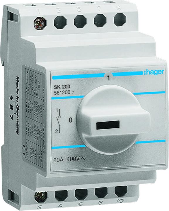 Image du produit Hager Interrupteur rotatif 1 pôle