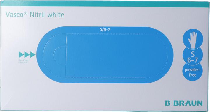 Produktbild B.Braun Nitril Handschuhe white (S)