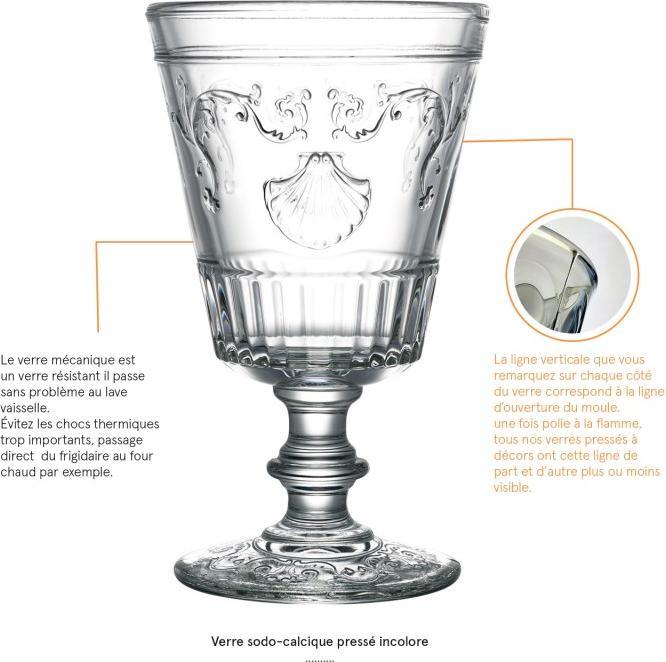 Actual product image La Rochère Wine goblet Versailles 400 ml 16,5cm (40 cl, 1 Glasses, White wine glasses)