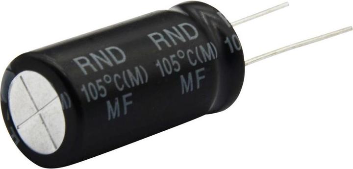 Produktbild RND Components Elektrolytkondensator, radial, 680uF, 3uA, 35V, 1.9A
