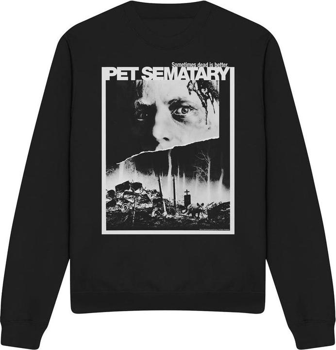 Actual product image Pet Sematary Unisex Adult Poster Sweatshirt (XXL)