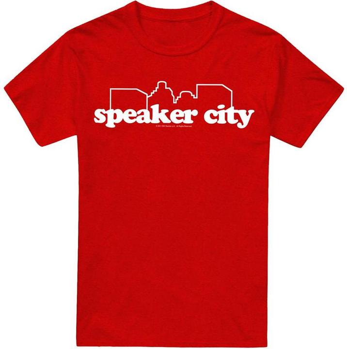 Actual product image Old School Unisex Adult Speaker City Logo T-Shirt (XXL)