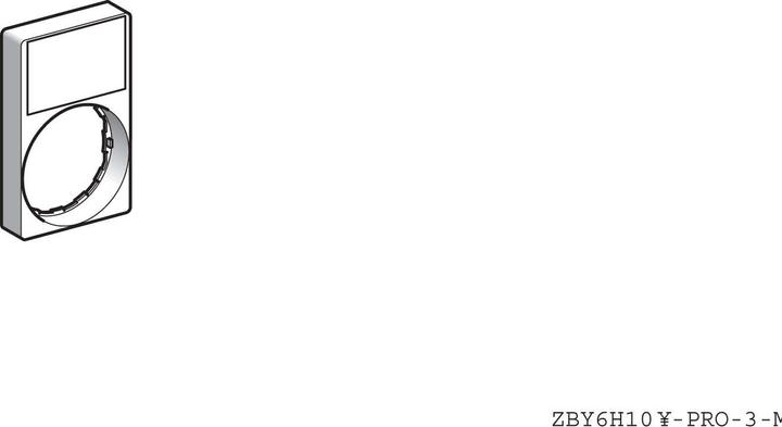 Immagine prodotto Schneider Electric Portaetichette 30x50mm con etichetta vuota, per ZBY6H102
