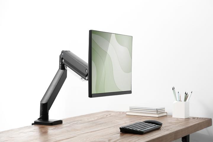 Produktbild Digitus Universal Single Monitorhalter mit Gasdruckfeder und Klemmbefestigung (Tisch, 35")