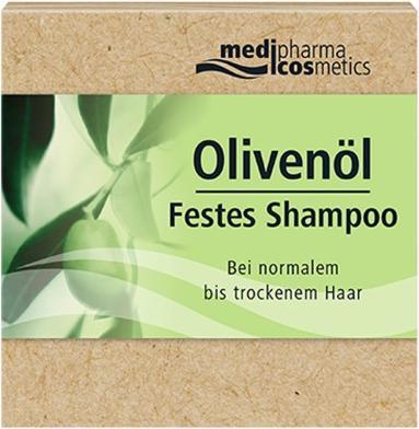 Medipharma cosmetics Olivenöl festes Shampoo, 60 g Shampoo (Festes Shampoo)