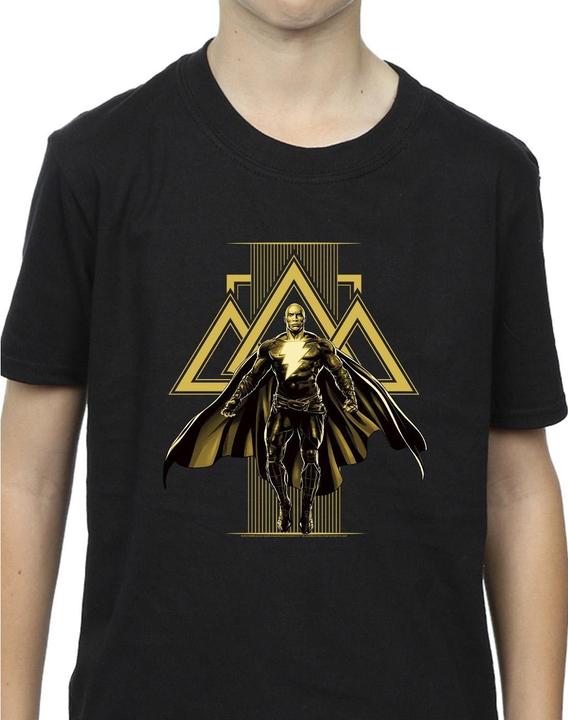 Immagine prodotto Black Adam Rising Golden Symbols Maglietta Ragazzi (152, 158)