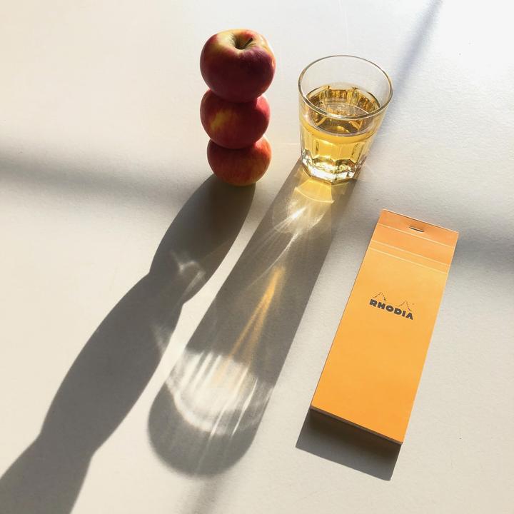Actual product image Rhodia Blocks stapled 80g Basics (A4, Checked, Soft cover)