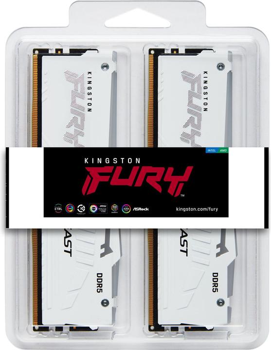 Actual product image Kingston FURY Beast RGB (2 x 32GB, 5200 MHz, DDR5 RAM, DIMM)