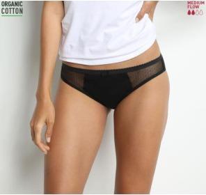 Immagine prodotto DIM Slip in pizzo medio nero con dettaglio in rete (L)