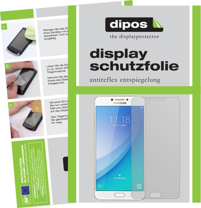 Immagine prodotto Dipos Pellicola Protettiva Antiriflesso (2 Pezzo/i, Samsung Galaxy C7 Pro)