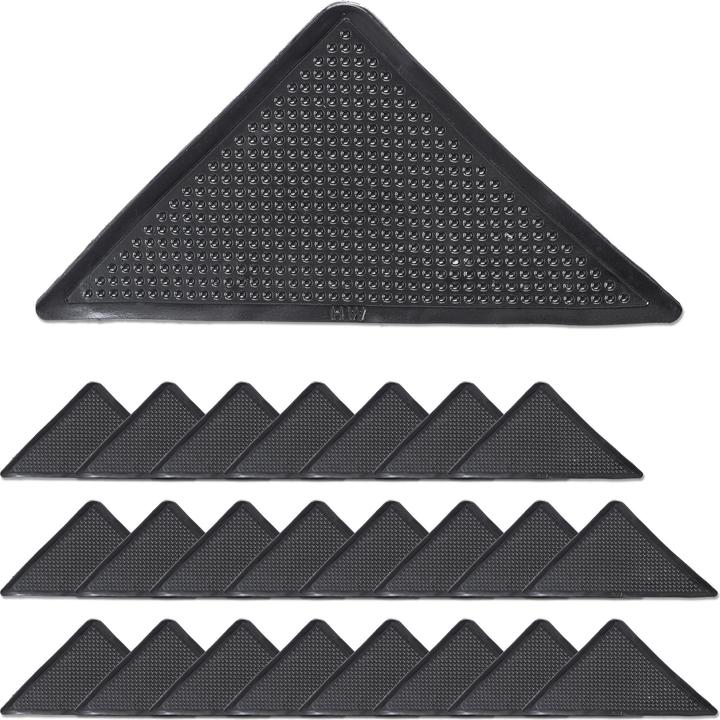 Immagine prodotto Relaxdays 24x Teppich-Antirutschpads (10,5 x 10,5 x 0,5 cm)
