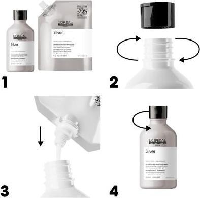 Immagine prodotto L'Oréal Professionnel Expert Silver (500 ml, Shampoo antigiallo)