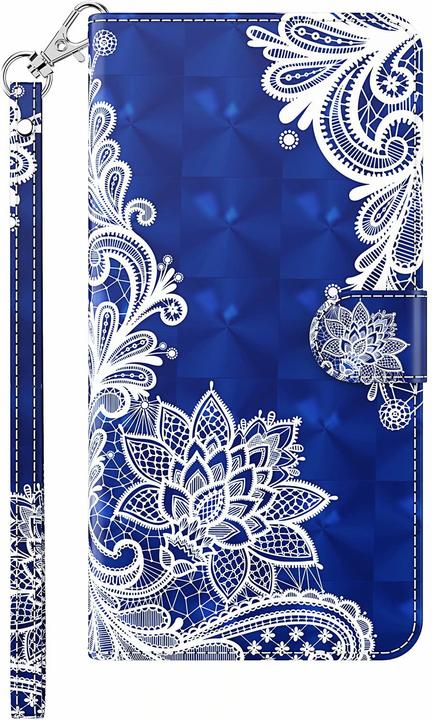 Produktbild PhoneLook Hülle 3D Flip Oriental blau (Apple iPhone 13)