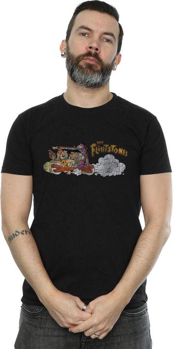 Immagine prodotto The Flintstones Family Car Distressed Maglietta Uomo (M)