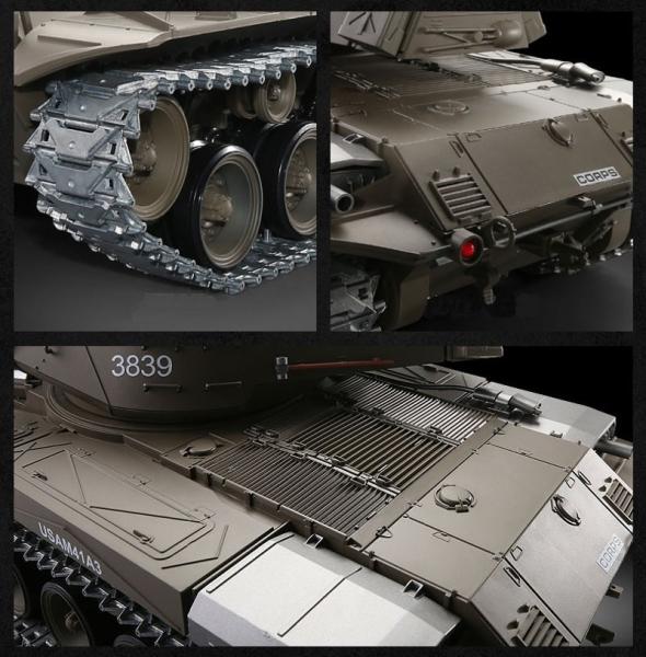 Produktbild Es-toys RC Panzer M41 A3 "WALKER BULLDOG" Heng Long 1:16 Mit R&S, Metallgetriebe Und Metallketten... (RTR Ready-to-Run)