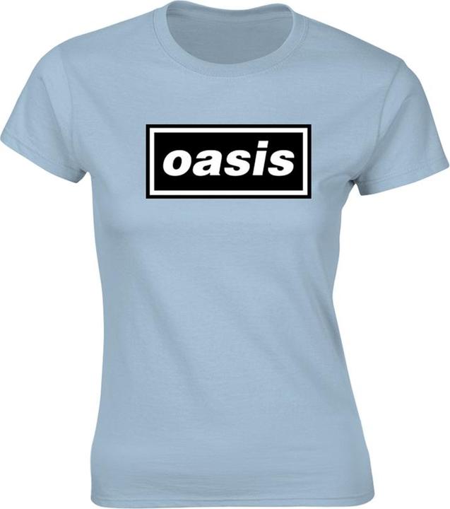 Oasis Decca Logo (Light Blue) Girlie XL (XL)