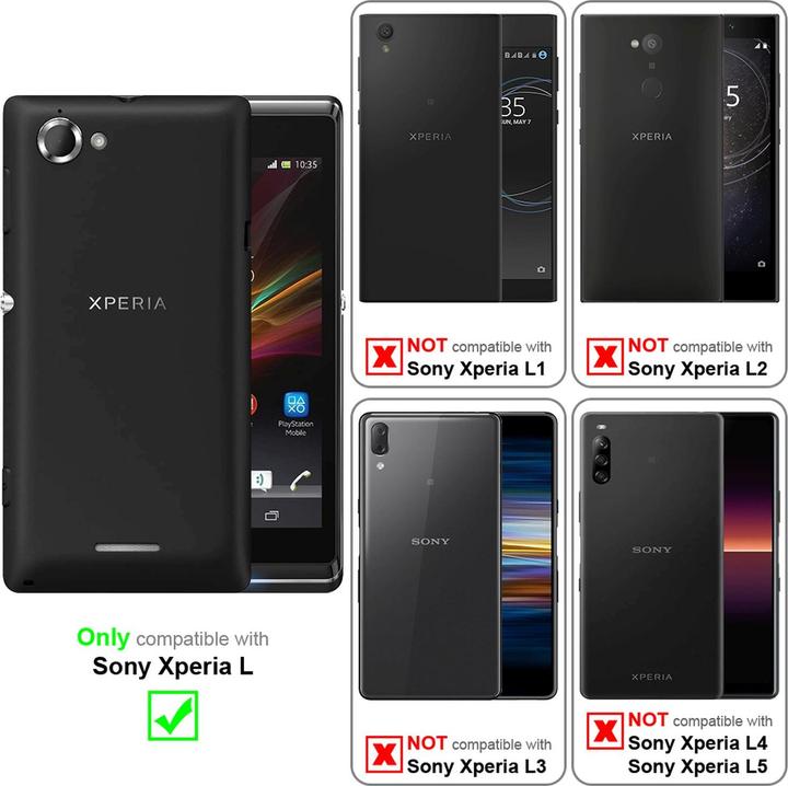Produktbild Cadorabo TPU X-Line Cover (Sony Xperia L)